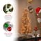 4ft. Pre-Lit Champagne Tinsel Artificial Christmas Tree, Clear Lights